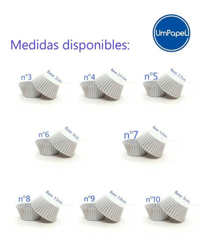 Umpapel Pirotines Lisos Nº3 X 100 Unidades 2