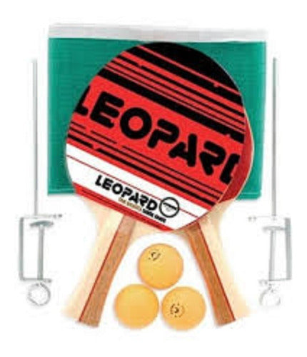 Set De Paletas De Ping Pong + Red Con Soporte + 3 Pelotas 2