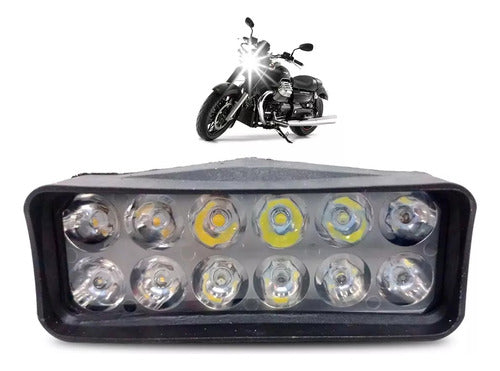 Pair of LED Auxiliary Lights Bar for Car, Motorcycle, ATV 12v-24v 3