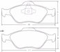 Brake Pads for Ford Ecosport 09/ Fiesta 09/ 1