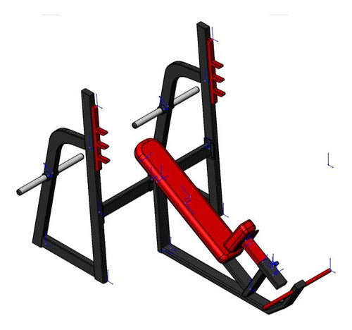 Plano Para Fabricar Banco De Pecho Inclinado Olimpico 0