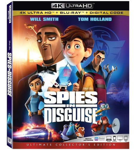 4k Ultra Hd + Blu-ray Spies In Disguise Espias A Escondidas 0