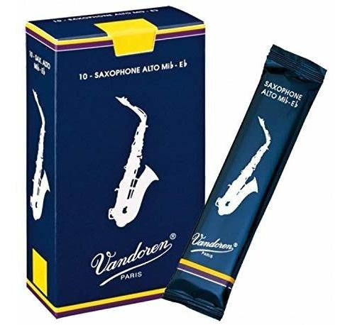 Vandoren Sr212 Cañas Tradicionales Para Saxofon Alto Fuerza 2 1