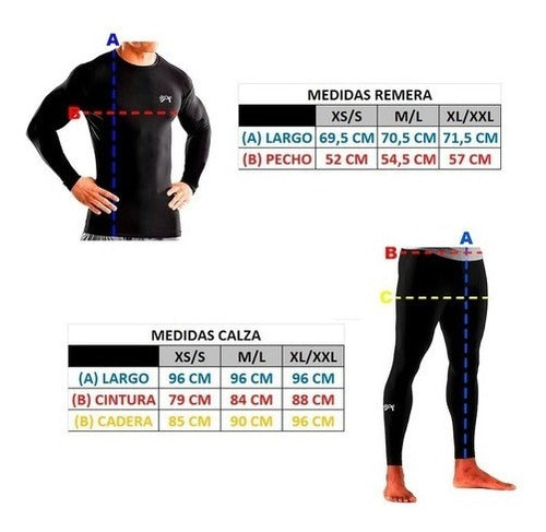 Super Thermal Kit by Geomotor Shirt + Leggings Size XS/S 5