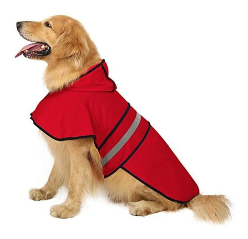 HDE Waterproof Dog Slicker Poncho with Hood 0