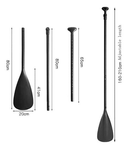 Remo Regulable Desarmable Para Sup Stand Up Tabla De Paddle 1