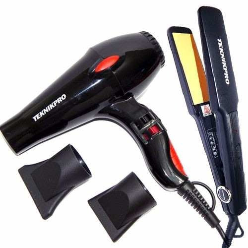 Teknikpro Student Hair Dryer + Straightener Kit 0