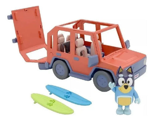 Bluey Family Auto Heeler 4WD + Figure w/ Accessories (13018) 2