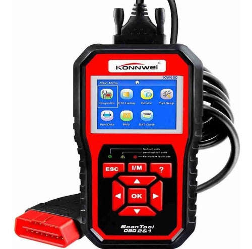 Konnwei KW 850 Universal OBD2 Automotive Diagnostic Scanner 2