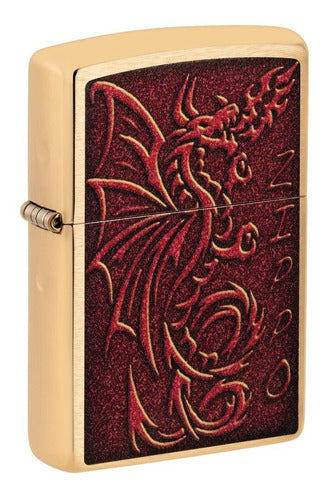 Zippo Medieval Mythological Original Garantia 28427 2