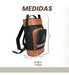 Matieer Mochila Bolso Matero Equipo Mate Eco Cuero Cordura Combinad 4