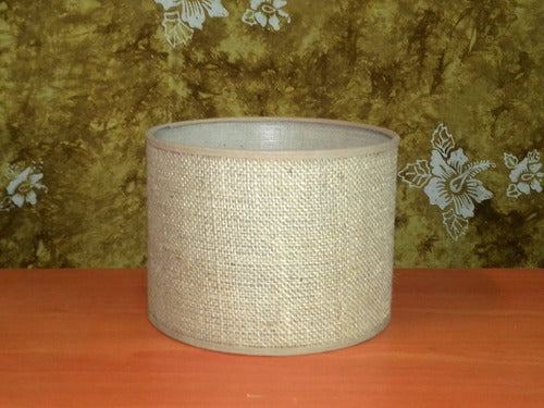 Cylinder Lampshade in Jute 20-20/15 cm Height 3