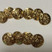 Antigua Casa De Botones Golden Buttons T 15mm .x 8 2