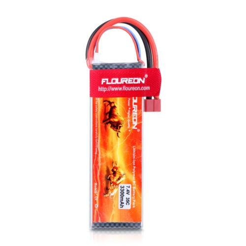 Floureon 2s1p 7.4v 3300mah 35 ° C Con Decanos Enchufe Lipo B 0