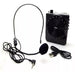 Headband Microphone with Waist Speaker Rechargeable Battery 9