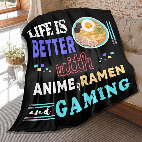 Batsujozaiku Launch of Ramen Noodle Blanket, Life is Better with Gaming 0