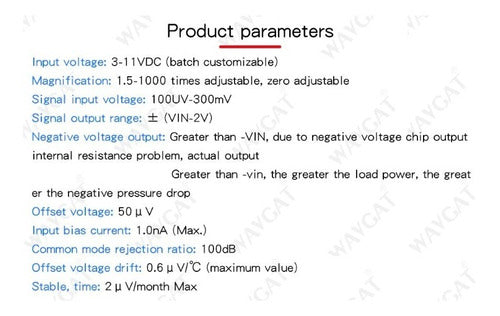 Amplificador De Instrumentación Ad620 3-12v Big Board Ityt 4