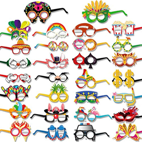 HOWAF Fun Party Frame Glasses 0