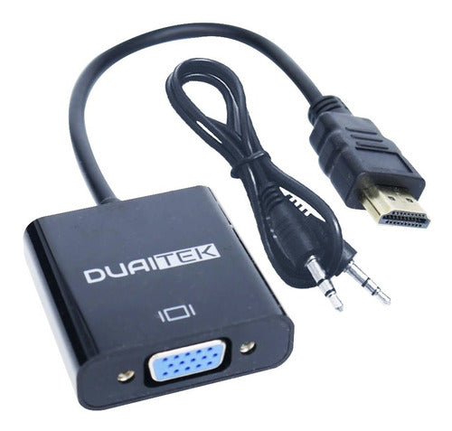 Duaitek Conversor Hdmi A Vga Video Y Sonido 0