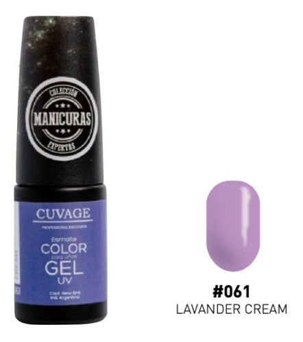 Cuvage Semi-Permanent Nail Polish Color Top Coat Base Gel UV/LED 6ml 35