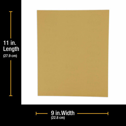 Dura-Gold Premium Sandpaper - 10 Sheets 320 Grit 23cm X 28cm 1