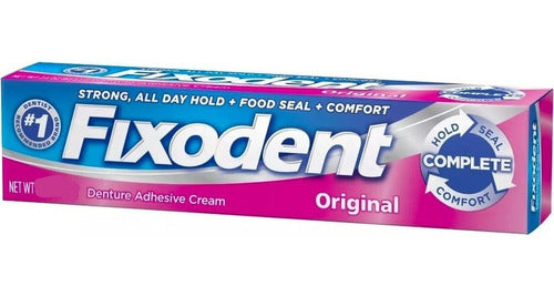 Fixodent Adhesivo Para Protesis Dentales Original X 39gr 0