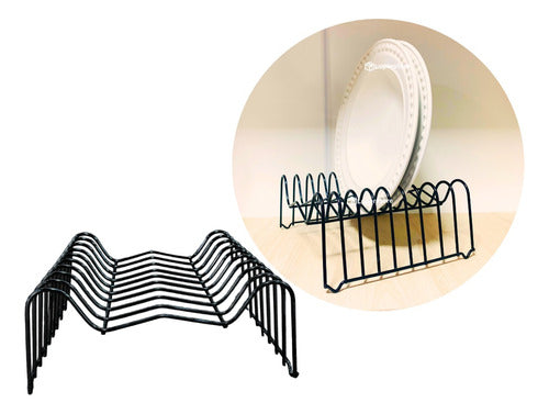 Luperstore Black Steel Dish Rack Without Tray 0