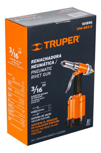 Truper Pneumatic Pop Riveter with 4 Nozzles 3