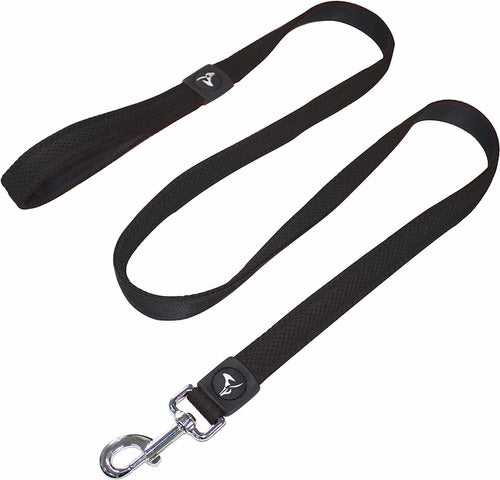 Kruz Pet Correa De Paseo Para Perros Doble Capa Talle L - Negro 0