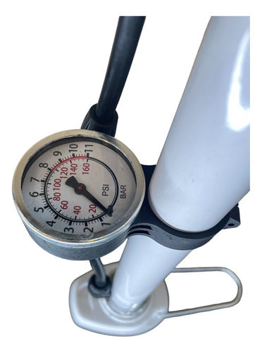 Buster Aluminum Foot Pump With Barometer GZ-19311 5