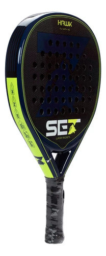 SET Hawk Black Eva Carbon 3K Padel Racket 1