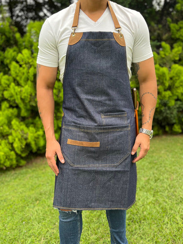 Jean Kitchen Apron Unisex for Grilling and Cooking 25