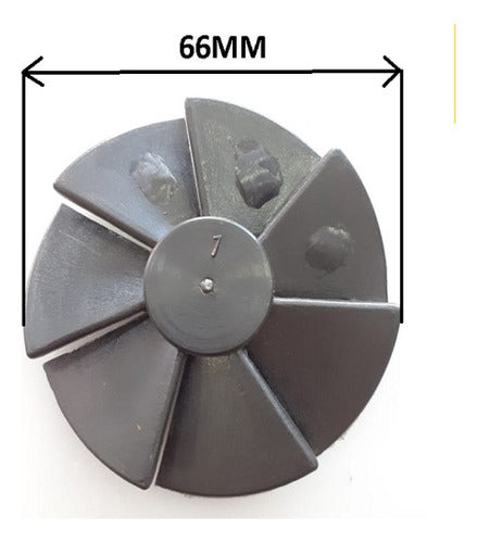 Helice Turbina Secador De Pelo Jumbo 2001 Eje 3mm 0