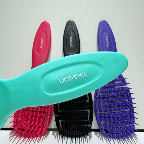 Dompel Maya Flexible Anti-Frizz Detangling Brush 4