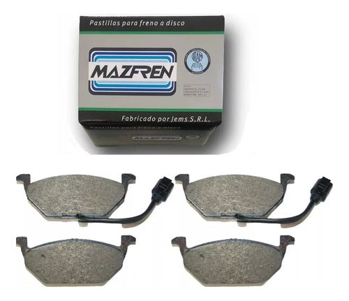 Mazfren Pastillas De Freno VW Bora Golf IV Passat Fox Suran C/Sensor 0