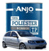 Anjo Polyester Paint Metallic Silver Polaris for Cars 0