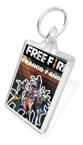 Sakura Artesania Free Fire Keychains Souvenirs Pack of 10 1