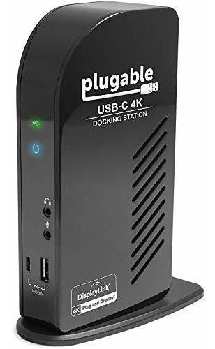 Estacion De Acoplamiento De Pantalla Triple Usb-c 4k Enchuf 0