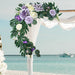 Mossflos Artificial Flower Swag Set, 2 Pcs Wedding Arch Flor 2