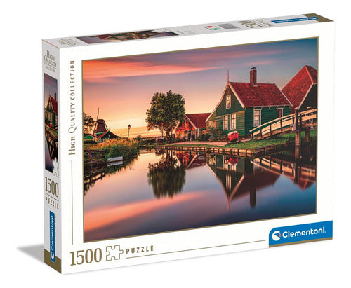 Clementoni Puzzle 1500 Piezas - Zaanse Schans 0