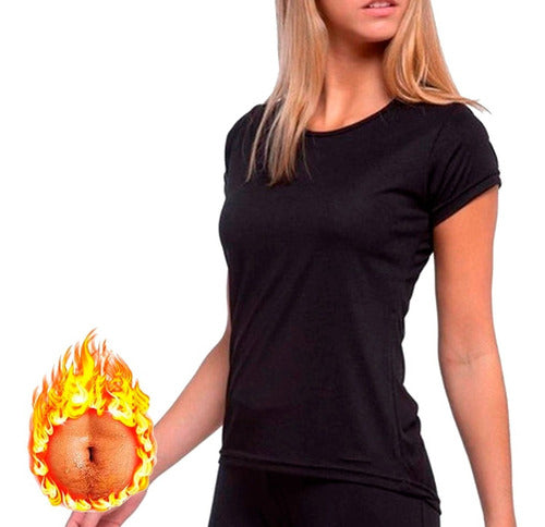 Generic Thermal Sports Shirt Promotes Sweating Ideal for Weight Loss 3