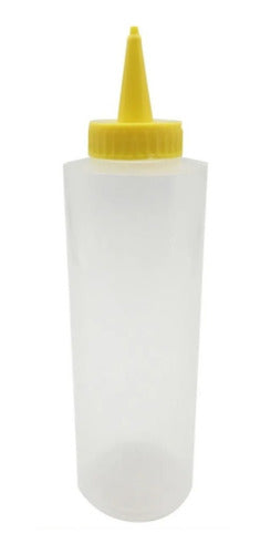 Plastic Sauce Bottle for Dressings Transparent 700ml 6
