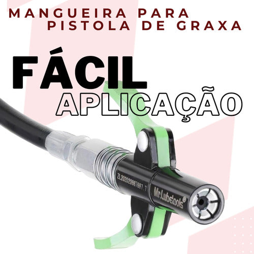 Mangueira Extensão Flexível P/ Graxeira Pistola Bomba Manual 1