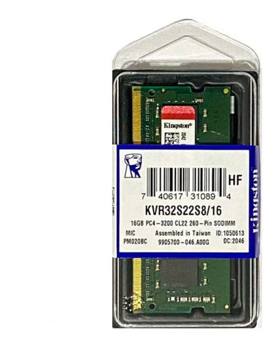 Kingston Notebook 16GB DDR4 3200 SO-DIMM Notebook Tranza 0