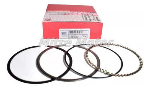 Perfect Circle Juego De Aros Recambio Fiat Duna Uno 1.6 8v Motor Tipo Std 1