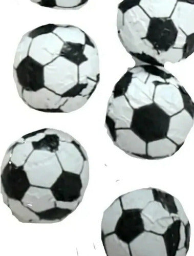 10 Pelotas De Futbol De Chocolate  Snack Mundial Qatar 2022 0