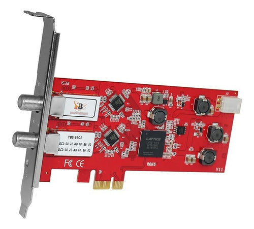 TBS - Dual Satellite HD PCIe DVB-S2 TV Tuner 6902 3