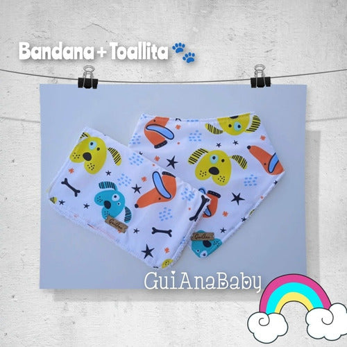 GuiAna Bandanas With Cotton Towel X10 5