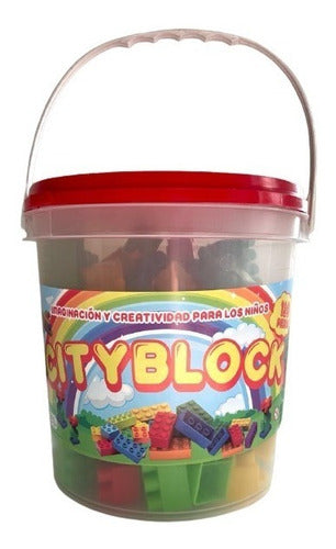 Cityblock Block Bucket - 120 Pieces Building Set 0