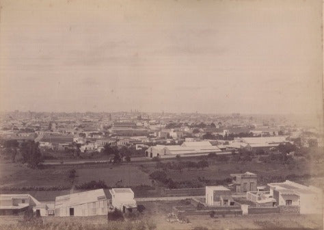 Montevideo Desde Iglesia Aguada Año 1901 - Lámina 45x30 Cm. 1